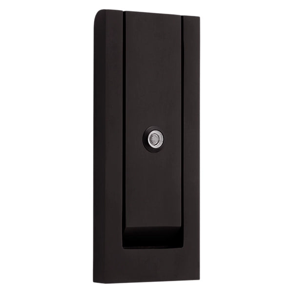 Baldwin Estate 0185 Modern Door Knocker with Observascope in Oil Rubbed Bronze finish