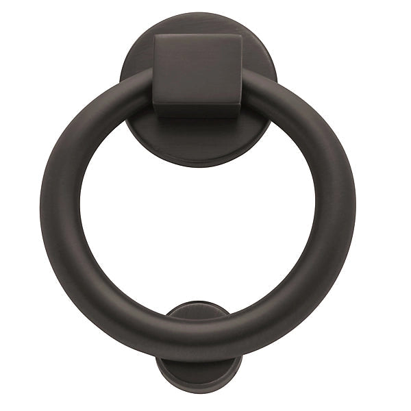 The Baldwin Estate 0195 Ring Door Knocker in Oil Rubbed Bronze finish