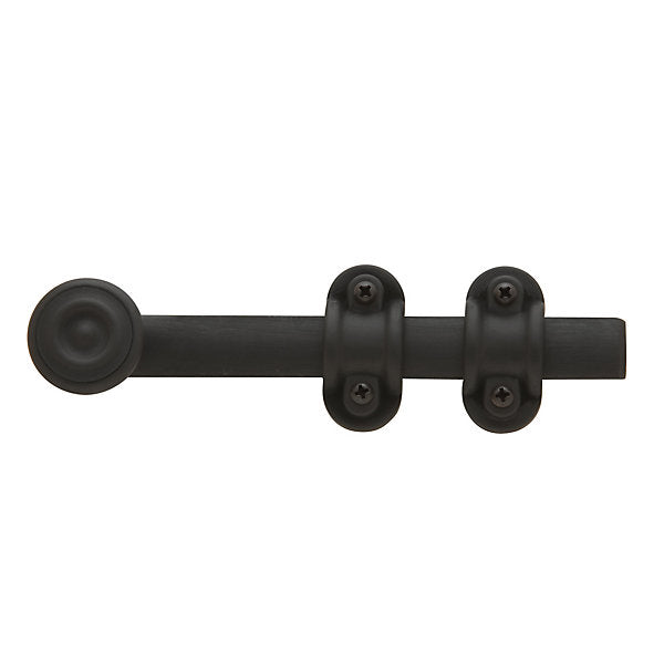 Baldwin Estate 0379 6" Ornamental Surface Bolt in Oil Rubbed Bronze finish