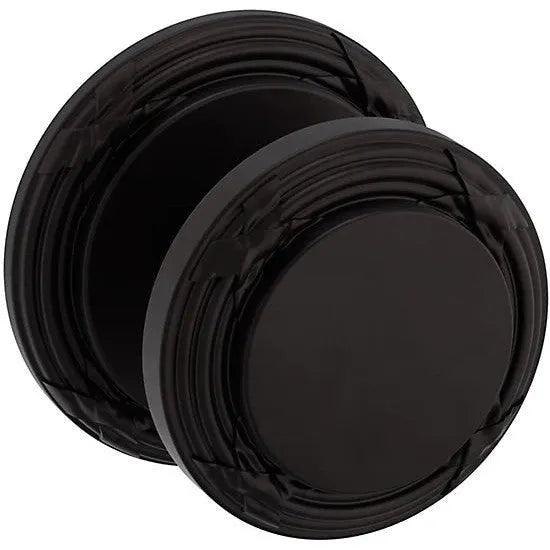 Baldwin Estate 5013 Half Dummy Knob with 5021 Rosette in Oil Rubbed Bronze finish