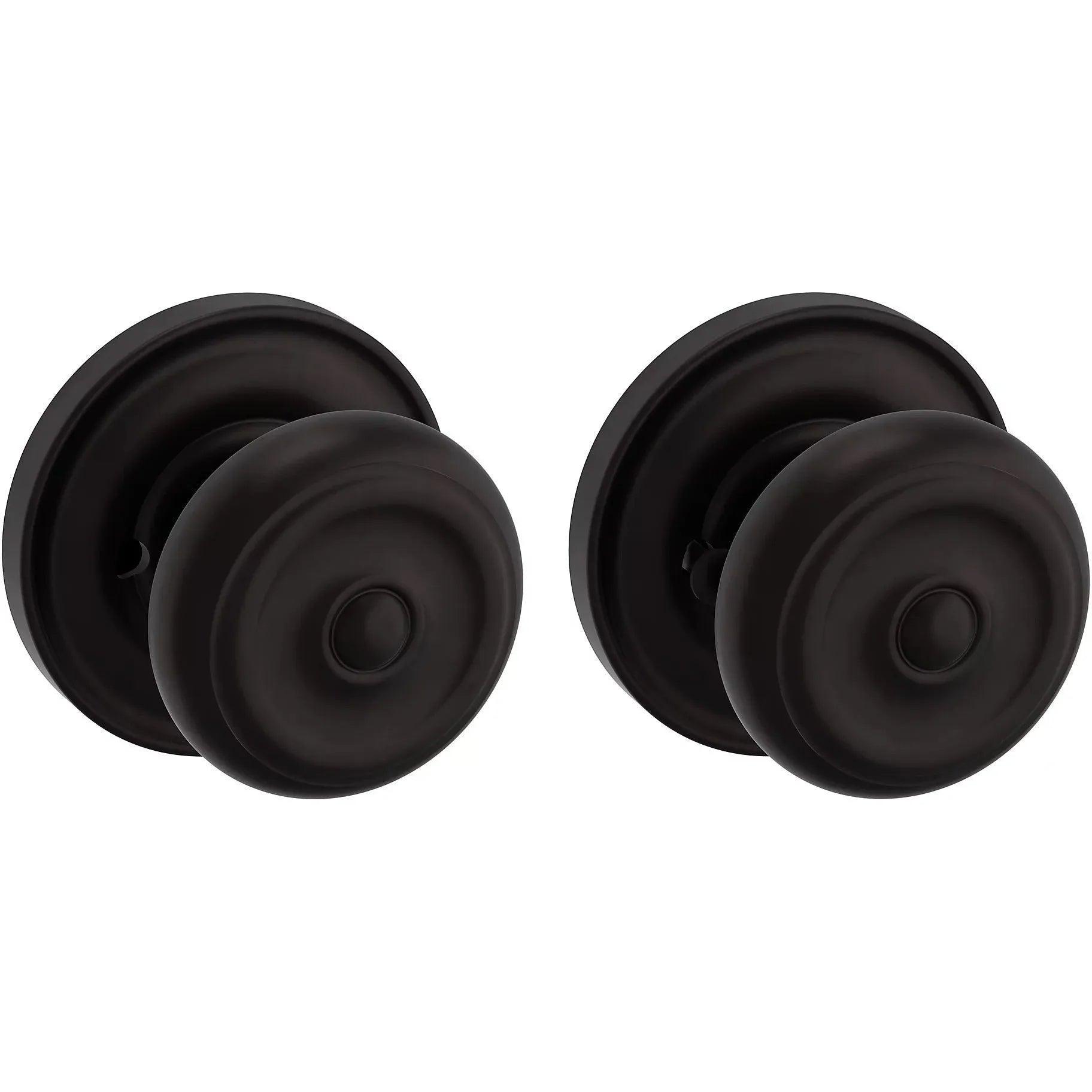 Baldwin Estate 5020 Privacy Knob with 5048 Rosette in Oil Rubbed Bronze finish