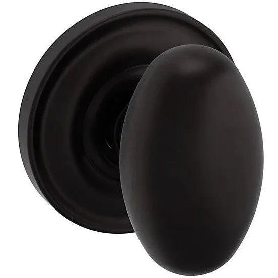 Baldwin Estate 5025 Half Dummy Knob with 5048 Rosette in Oil Rubbed Bronze finish