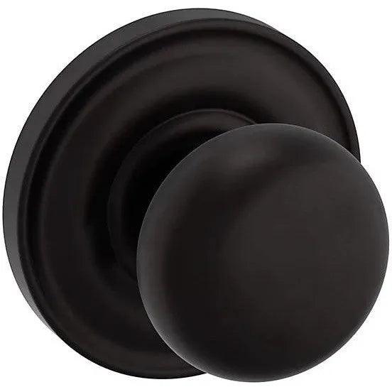 Baldwin Estate 5030 Half Dummy Knob with 5048 Rosette in Oil Rubbed Bronze finish