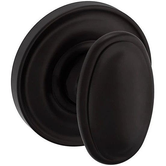 Baldwin Estate 5057 Half Dummy Knob with 5048 Rosette in Oil Rubbed Bronze finish