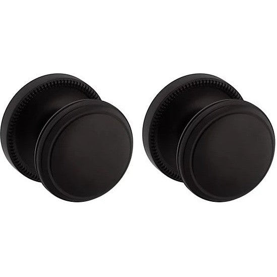 Baldwin Estate 5069 Full Dummy Knob with 5076 Rosette in Oil Rubbed Bronze finish