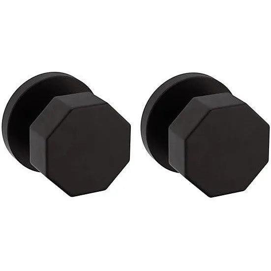 Baldwin Estate 5073 Full Dummy Knob with 5046 Rosette in Oil Rubbed Bronze finish