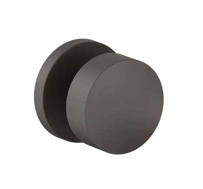 The Baldwin Estate 5079 Minneapolis Knob (2 3/8") with 5046 Rosette in Oil Rubbed Bronze finish.
