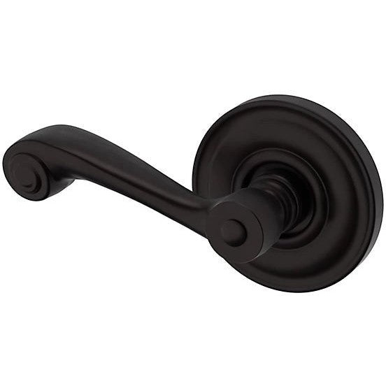 Baldwin Estate 5103 Left Handed Half Dummy Lever with 5048 Rosette in Oil Rubbed Bronze finish