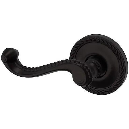 Baldwin Estate 5103 Left Handed Half Dummy Lever with 5048 Rosette in Oil Rubbed Bronze finish