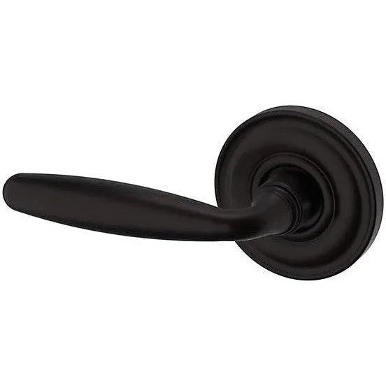 Baldwin Estate 5106 Left Handed Half Dummy Lever with 5048 Rosette in Oil Rubbed Bronze finish
