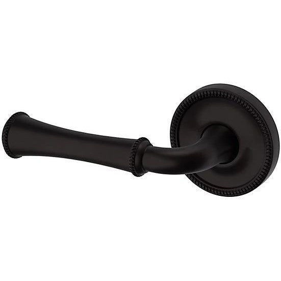 Baldwin Estate 5118 Left Handed Half Dummy Lever with 5076 Rosette in Oil Rubbed Bronze finish