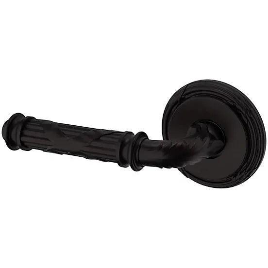Baldwin Estate 5122 Left Handed Half Dummy Lever with 5022 Rosette in Oil Rubbed Bronze finish