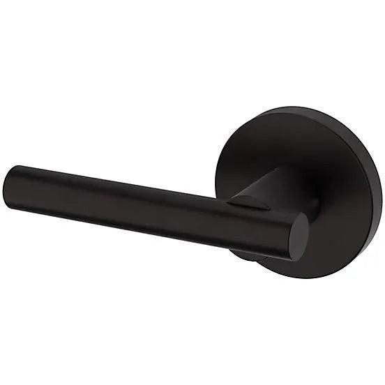 Baldwin Estate 5137 Left Handed Half Dummy Lever with 5046 Rosette in Oil Rubbed Bronze finish