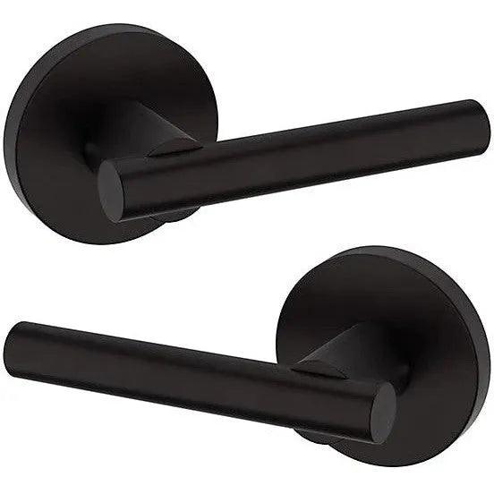 Baldwin Estate 5137 Full Dummy Lever with 5046 Rosette in Oil Rubbed Bronze finish