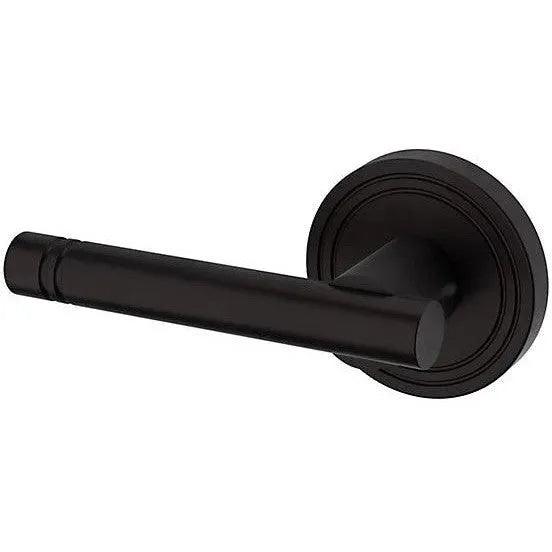Baldwin Estate 5138 Left Handed Half Dummy Lever with 5047 Rosette in Oil Rubbed Bronze finish