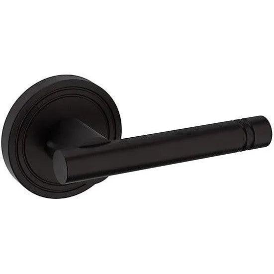 Baldwin Estate 5138 Right Handed Half Dummy Lever with 5047 Rosette in Oil Rubbed Bronze finish