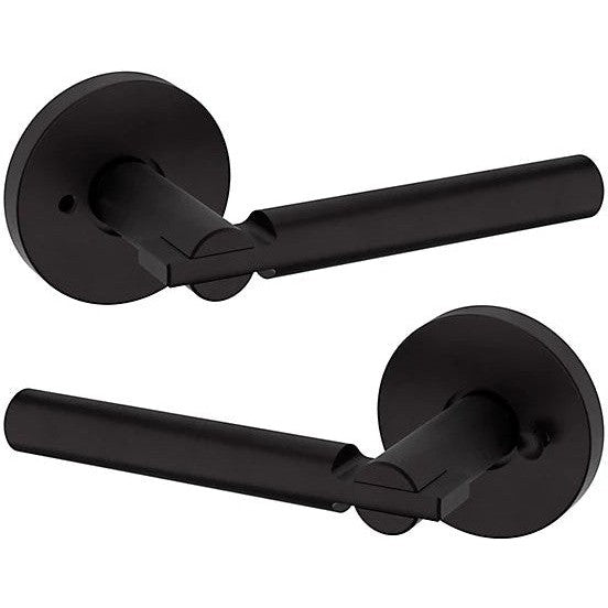 Baldwin Estate 5161 Privacy Lever with 5046 Rosette in Oil Rubbed Bronze finish