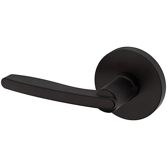 Baldwin Estate 5164 Left Handed Half Dummy Lever with 5046 Rosette in Oil Rubbed Bronze finish