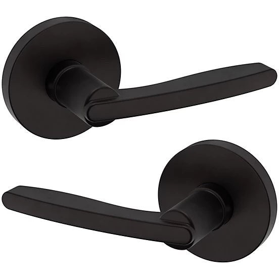 Baldwin Estate 5164 Passage Lever with 5046 Rosette in Oil Rubbed Bronze finish