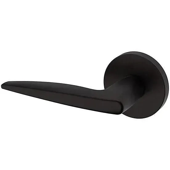 Baldwin Estate 5166 Left Handed Half Dummy Lever with 5046 Rosette in Oil Rubbed Bronze finish
