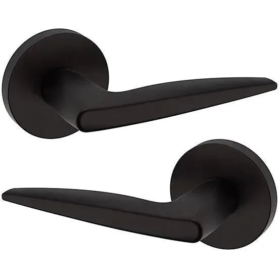 Baldwin Estate 5166 Full Dummy Lever with 5046 Rosette in Oil Rubbed Bronze finish