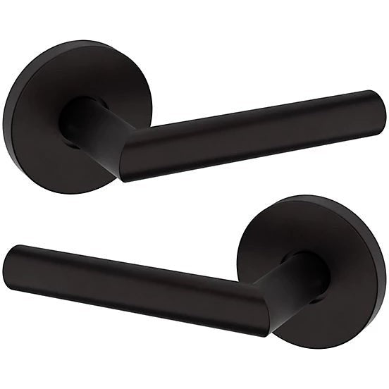 Baldwin Estate 5173 Full Dummy Lever with 5046 Rosette in Oil Rubbed Bronze finish