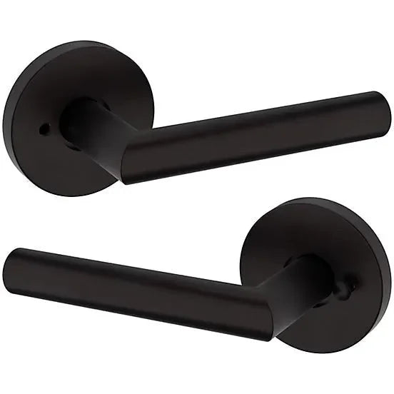 Baldwin Estate 5173 Privacy Lever with 5046 Rosette in Oil Rubbed Bronze finish