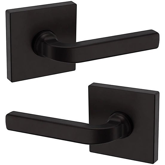 Baldwin Estate 5190 Full Dummy Lever with R017 Rosette in Oil Rubbed Bronze finish
