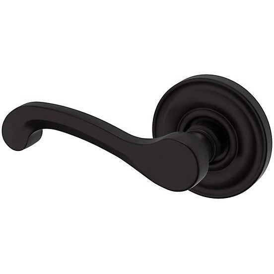 Baldwin Estate 5445V Left Handed Half Dummy Lever with 5048 Rosette in Oil Rubbed Bronze finish