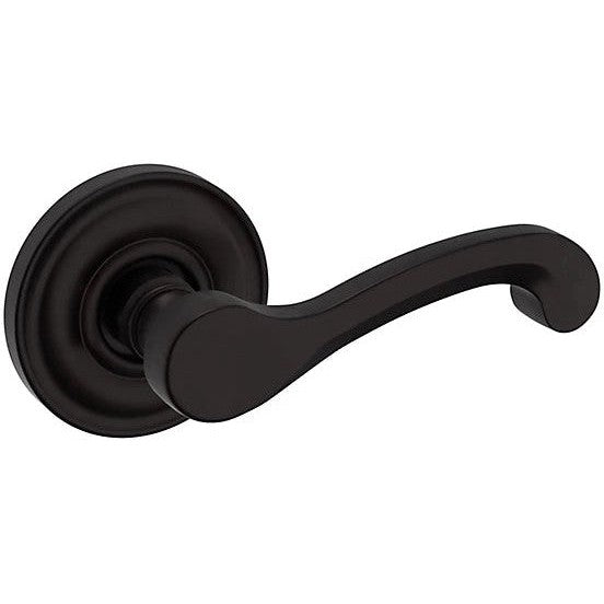 Baldwin Estate 5445V Right Handed Half Dummy Lever with 5048 Rosette in Oil Rubbed Bronze finish
