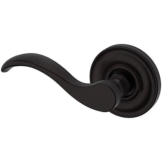 Baldwin Estate 5455V Left Handed Half Dummy Lever with 5048 Rosette in Oil Rubbed Bronze finish