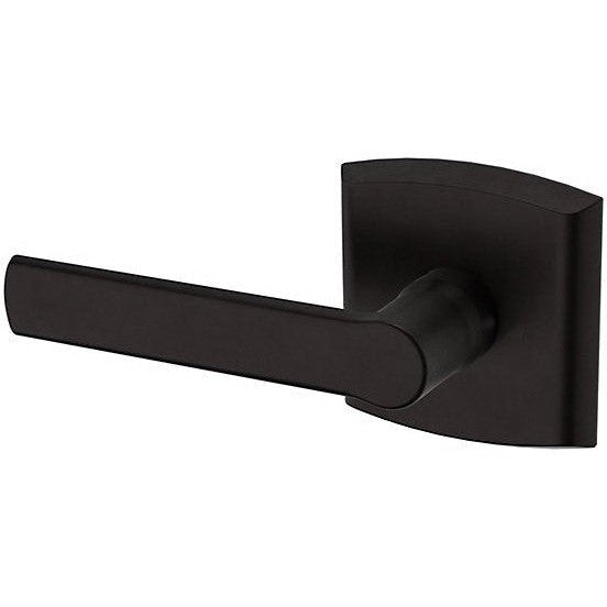 Baldwin Estate 5485V Left Handed Half Dummy Lever with R026 Rosette in Oil Rubbed Bronze finish