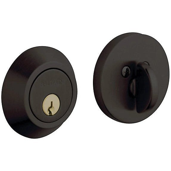 Baldwin Estate 8241 Contemporary Deadbolt in Oil Rubbed Bronze finish