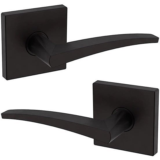 Baldwin Estate L022 Passage Lever with R017 Rosette in Oil Rubbed Bronze finish