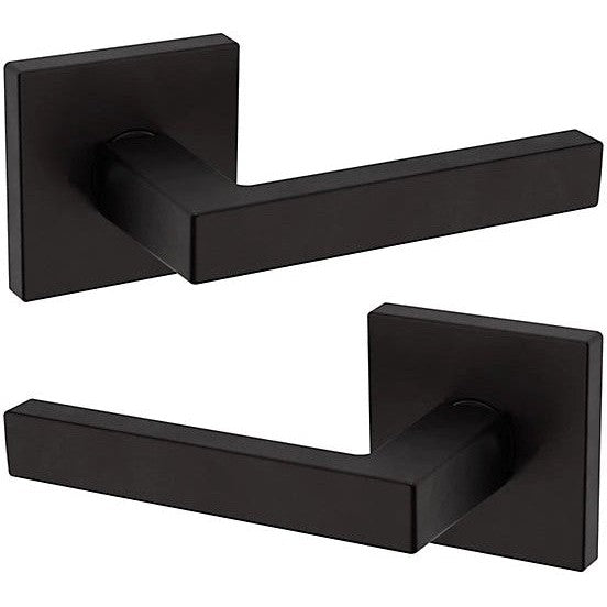 Baldwin Estate L023 Full Dummy Lever with R017 Rosette in Oil Rubbed Bronze finish