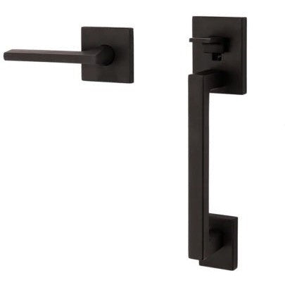 Baldwin Estate Minneapolis Lower Half Handleset with Interior 5162 Lever in Oil Rubbed Bronze finish