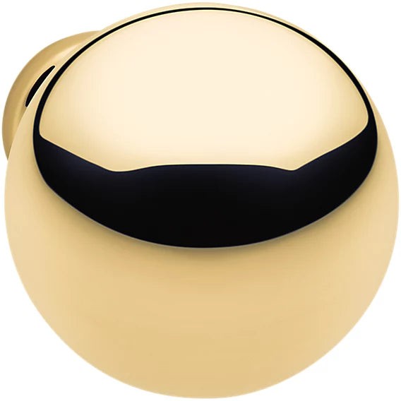 Baldwin Estate Spherical Knob 1.25" in Polished Brass finish