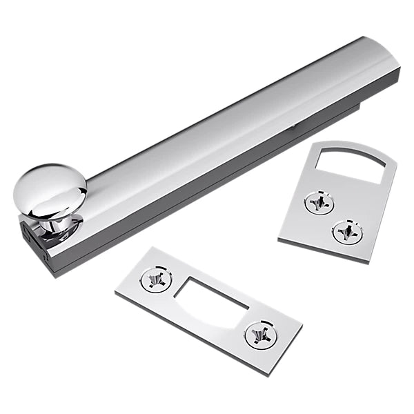 Baldwin Estate 0322 4" Surface Bolt in Polished Chrome finish