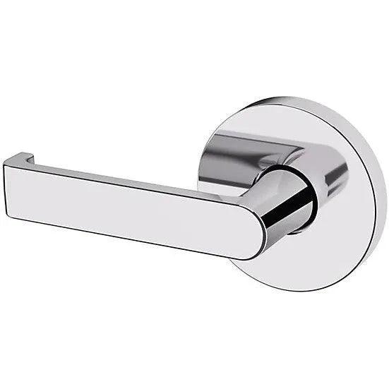 Baldwin Estate 5105 Left Handed Half Dummy Lever with 5046 Rosette in Polished Chrome finish