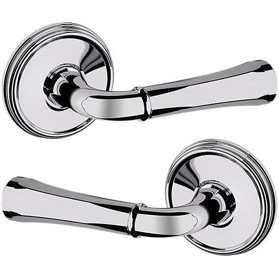 Baldwin Estate 5113 Full Dummy Lever with 5078 Rosette in Polished Chrome finish