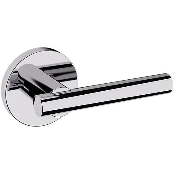 Baldwin Estate 5137 Right Handed Half Dummy Lever with 5046 Rosette in Polished Chrome finish