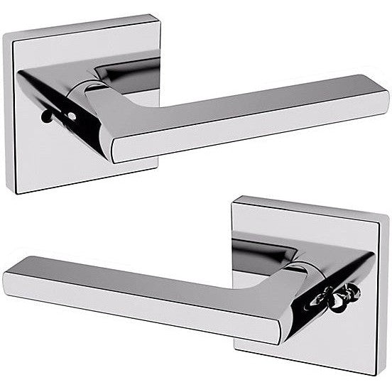 Baldwin Estate 5162 Privacy Lever with R017 Rosette in Polished Chrome finish