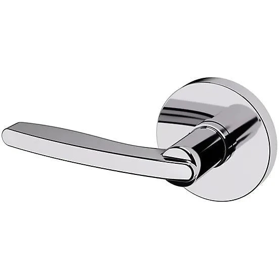 Baldwin Estate 5164 Left Handed Half Dummy Lever with 5046 Rosette in Polished Chrome finish