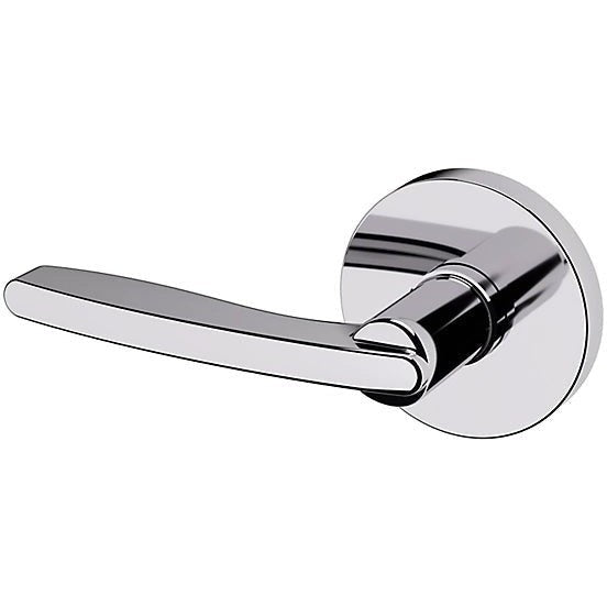 Baldwin Estate 5164 Left Handed Half Dummy Lever with 5046 Rosette in Polished Chrome finish