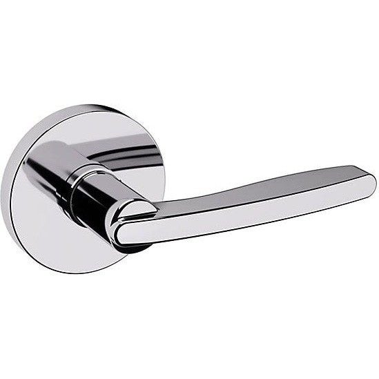 Baldwin Estate 5164 Right Handed Half Dummy Lever with 5046 Rosette in Polished Chrome finish