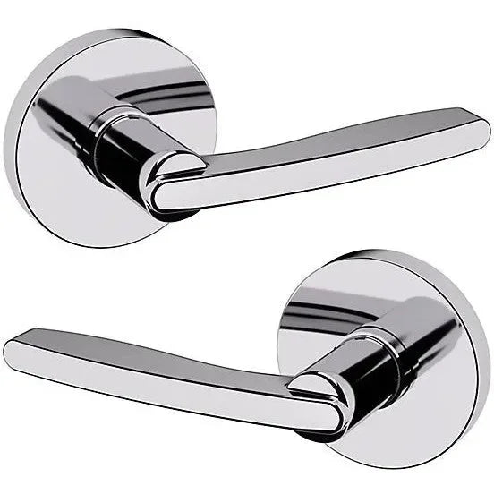 Baldwin Estate 5164 Full Dummy Lever with 5046 Rosette in Polished Chrome finish