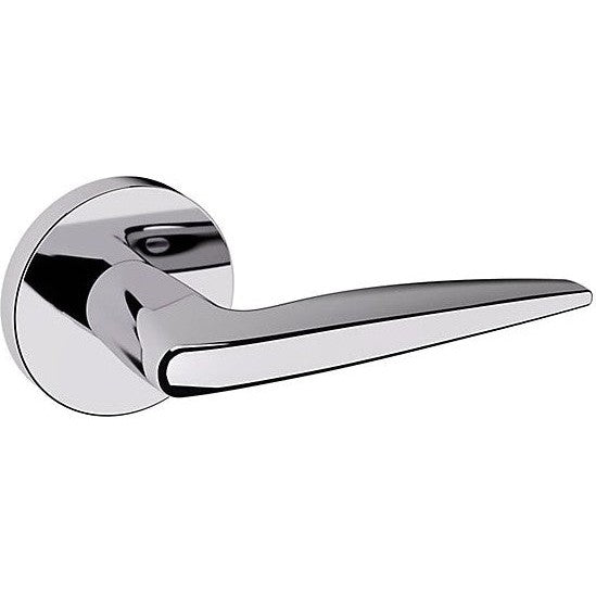 Baldwin Estate 5166 Right Handed Half Dummy Lever with 5046 Rosette in Polished Chrome finish