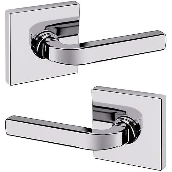 Baldwin Estate 5190 Full Dummy Lever with R017 Rosette in Polished Chrome finish