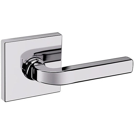 Baldwin Estate 5190 Right Handed Half Dummy Lever with R017 Rosette in Polished Chrome finish