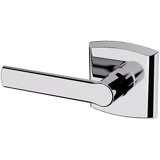 Baldwin Estate 5485V Left Handed Half Dummy Lever with R026 Rosette in Polished Chrome finish